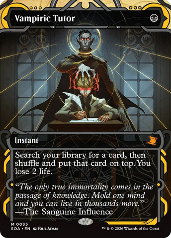 Vampiric Tutor [Secrets of Strixhaven: Mystical Archive] - The Mythic Store | 24h Order Processing