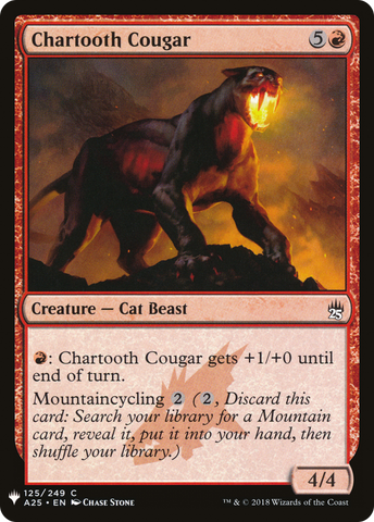 Chartooth Cougar [Mystery Booster] - The Mythic Store | 24h Order Processing