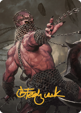 Chain Devil Art Card (Gold-Stamped Signature) [Commander Legends: Battle for Baldur's Gate Art Series] - The Mythic Store | 24h Order Processing