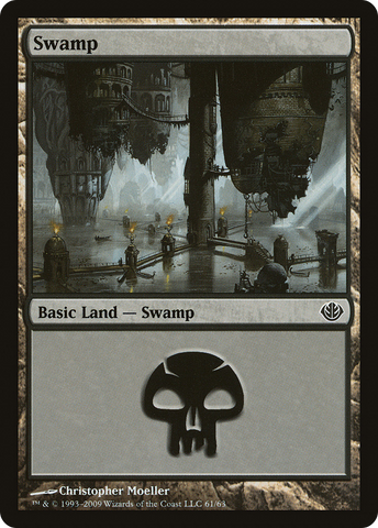Swamp (61) [Duel Decks: Garruk vs. Liliana] - The Mythic Store | 24h Order Processing