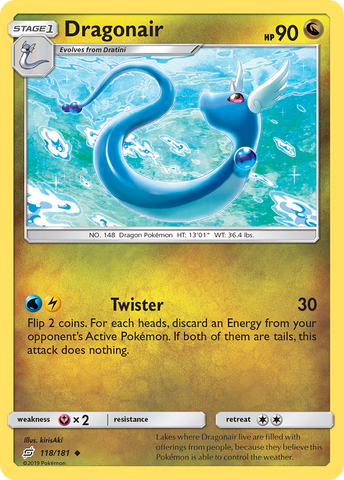 Dragonair (118/181) [Sun & Moon: Team Up] - The Mythic Store | 24h Order Processing