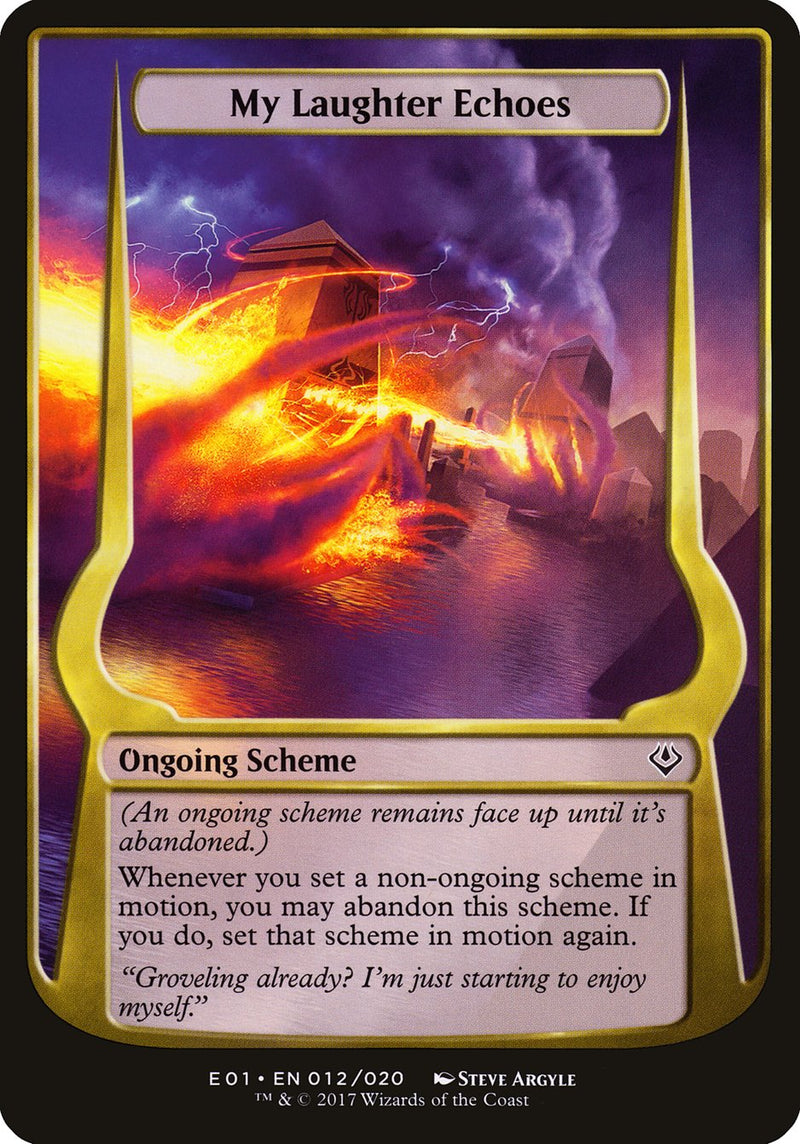 My Laughter Echoes (Schemes) [Archenemy: Nicol Bolas Schemes] - The Mythic Store | 24h Order Processing