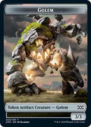 Golem // Thopter (008) Double-Sided Token [Double Masters Tokens] - The Mythic Store | 24h Order Processing