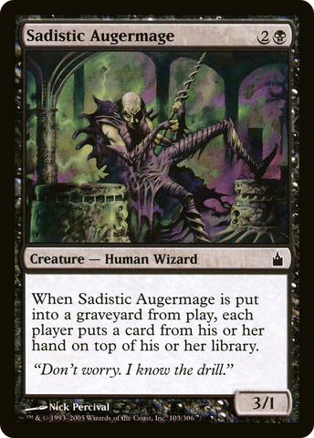 Sadistic Augermage [Ravnica: City of Guilds] - The Mythic Store | 24h Order Processing