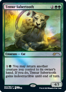 Temur Sabertooth [Year of the Tiger 2022] - The Mythic Store | 24h Order Processing