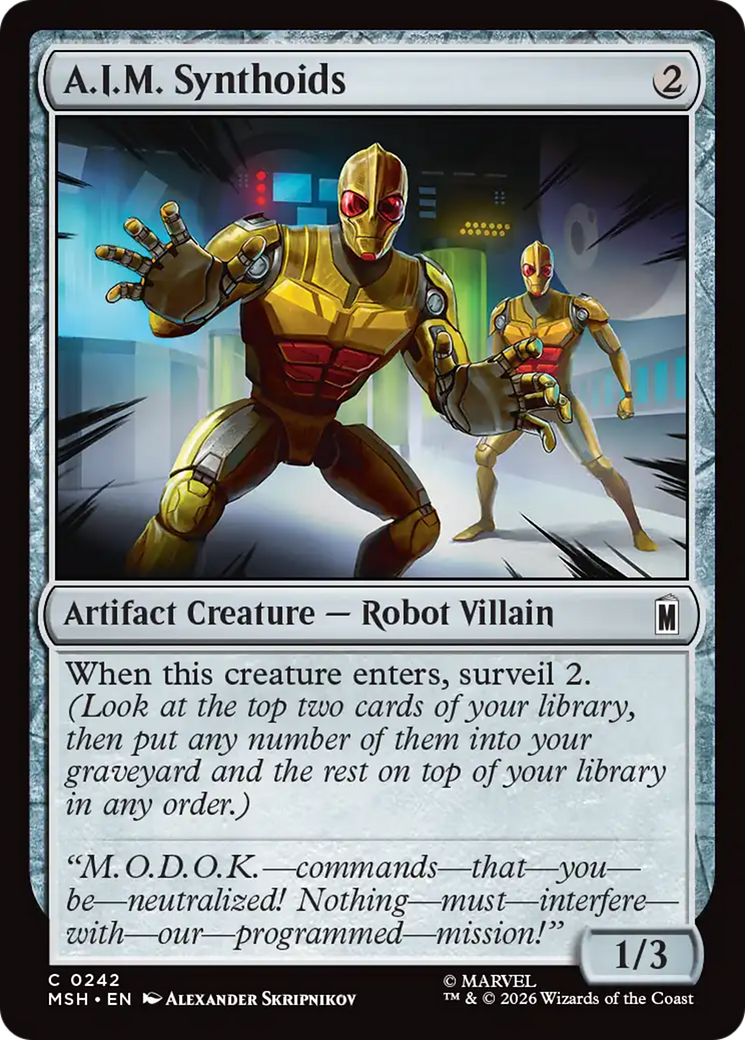 A.I.M. Synthoids [Marvel Super Heroes] - The Mythic Store | 24h Order Processing
