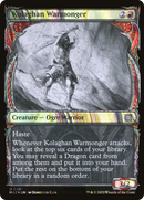 Kolaghan Warmonger (Showcase Halo Foil) [March of the Machine: The Aftermath] - The Mythic Store | 24h Order Processing