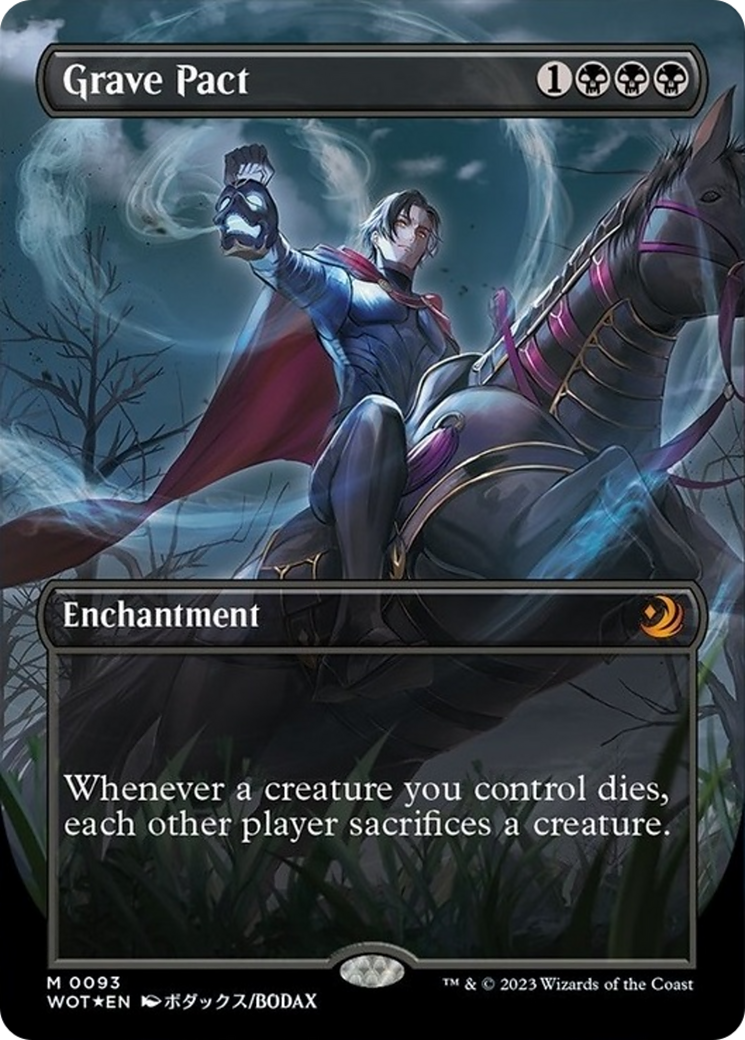 Grave Pact (Anime Borderless) (Confetti Foil) [Wilds of Eldraine: Enchanting Tales] - The Mythic Store | 24h Order Processing