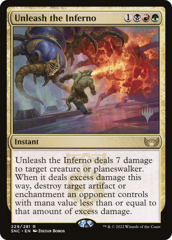 Unleash the Inferno (Promo Pack) [Streets of New Capenna Promos] - The Mythic Store | 24h Order Processing