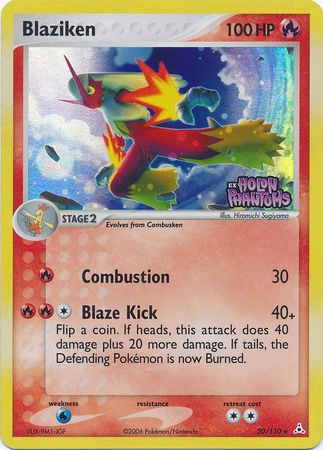 Blaziken (20/110) (Stamped) [EX: Holon Phantoms] - The Mythic Store | 24h Order Processing
