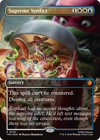 Supreme Verdict (Borderless) [Teenage Mutant Ninja Turtles Promos] - The Mythic Store | 24h Order Processing