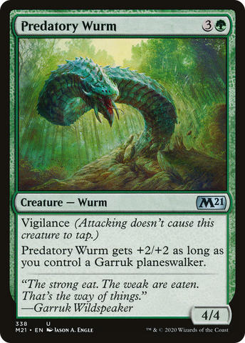 Predatory Wurm [Core Set 2021] - The Mythic Store | 24h Order Processing