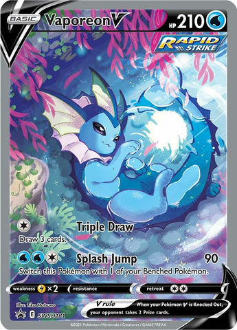 Vaporeon V (SWSH181) [Sword & Shield: Black Star Promos] - The Mythic Store | 24h Order Processing