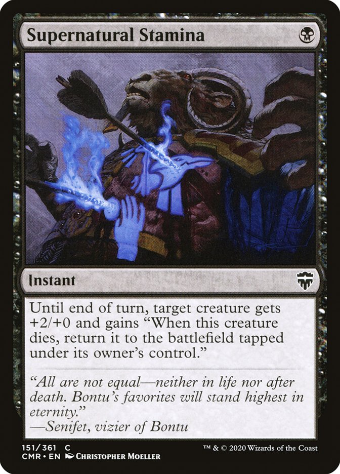 Supernatural Stamina [Commander Legends] - The Mythic Store | 24h Order Processing