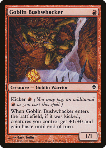 Goblin Bushwhacker [Zendikar] - The Mythic Store | 24h Order Processing