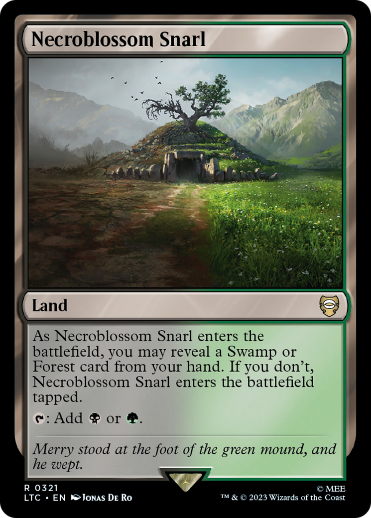 Necroblossom Snarl [The Lord of the Rings: Tales of Middle-Earth Commander] - The Mythic Store | 24h Order Processing