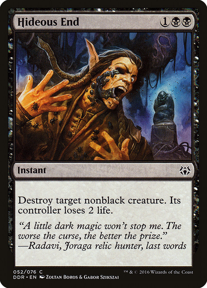 Hideous End [Duel Decks: Nissa vs. Ob Nixilis] - The Mythic Store | 24h Order Processing