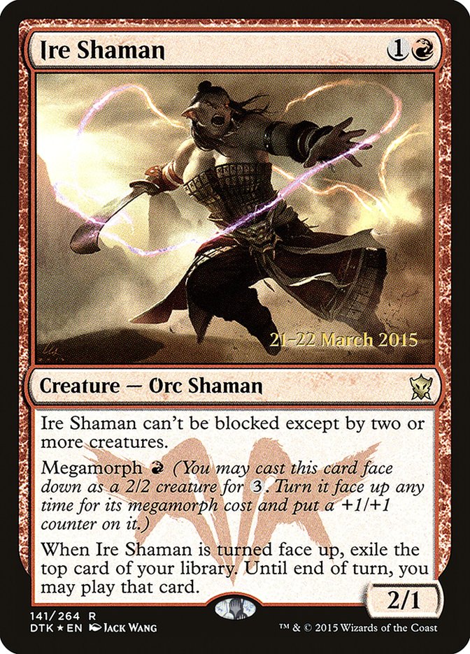 Ire Shaman [Dragons of Tarkir Prerelease Promos] - The Mythic Store | 24h Order Processing