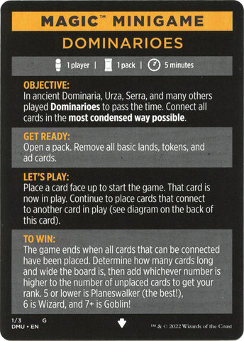 Dominarioes (Magic Minigame) [Dominaria United Minigame] - The Mythic Store | 24h Order Processing