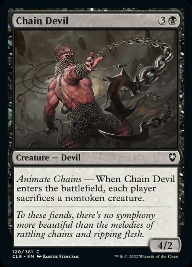 Chain Devil [Commander Legends: Battle for Baldur's Gate] - The Mythic Store | 24h Order Processing