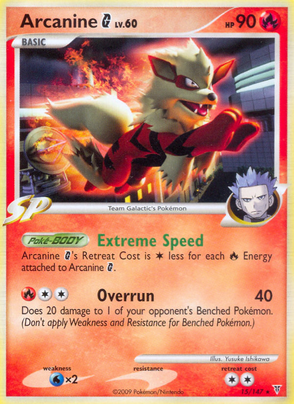 Arcanine G (15/147) [Platinum: Supreme Victors] - The Mythic Store | 24h Order Processing
