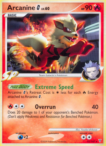 Arcanine G (15/147) [Platinum: Supreme Victors] - The Mythic Store | 24h Order Processing