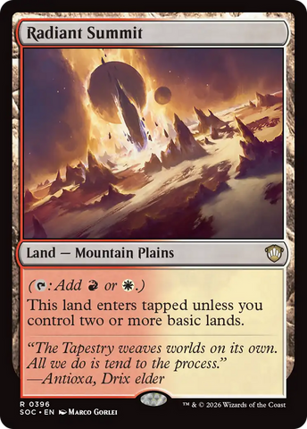 Radiant Summit [Secrets of Strixhaven Commander] - The Mythic Store | 24h Order Processing