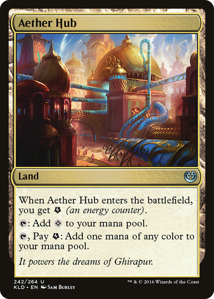 Aether Hub (Ripple Foil) [Modern Horizons 3 Commander] - The Mythic Store | 24h Order Processing