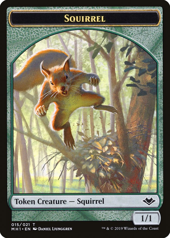 Zombie (007) // Squirrel (015) Double-Sided Token [Modern Horizons Tokens] - The Mythic Store | 24h Order Processing