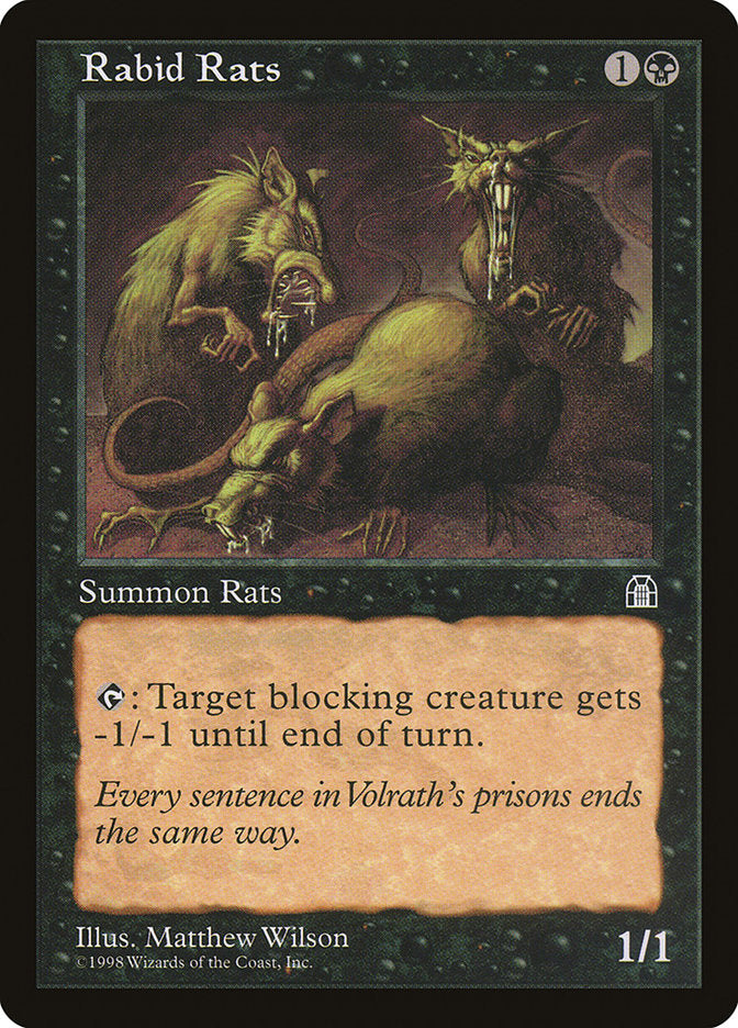 Rabid Rats [Stronghold] - The Mythic Store | 24h Order Processing