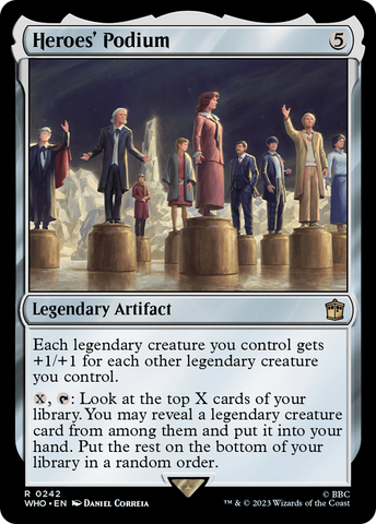 Heroes' Podium [Doctor Who] - The Mythic Store | 24h Order Processing