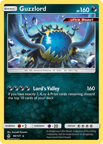Guzzlord (80/131) [Sun & Moon: Forbidden Light] - The Mythic Store | 24h Order Processing