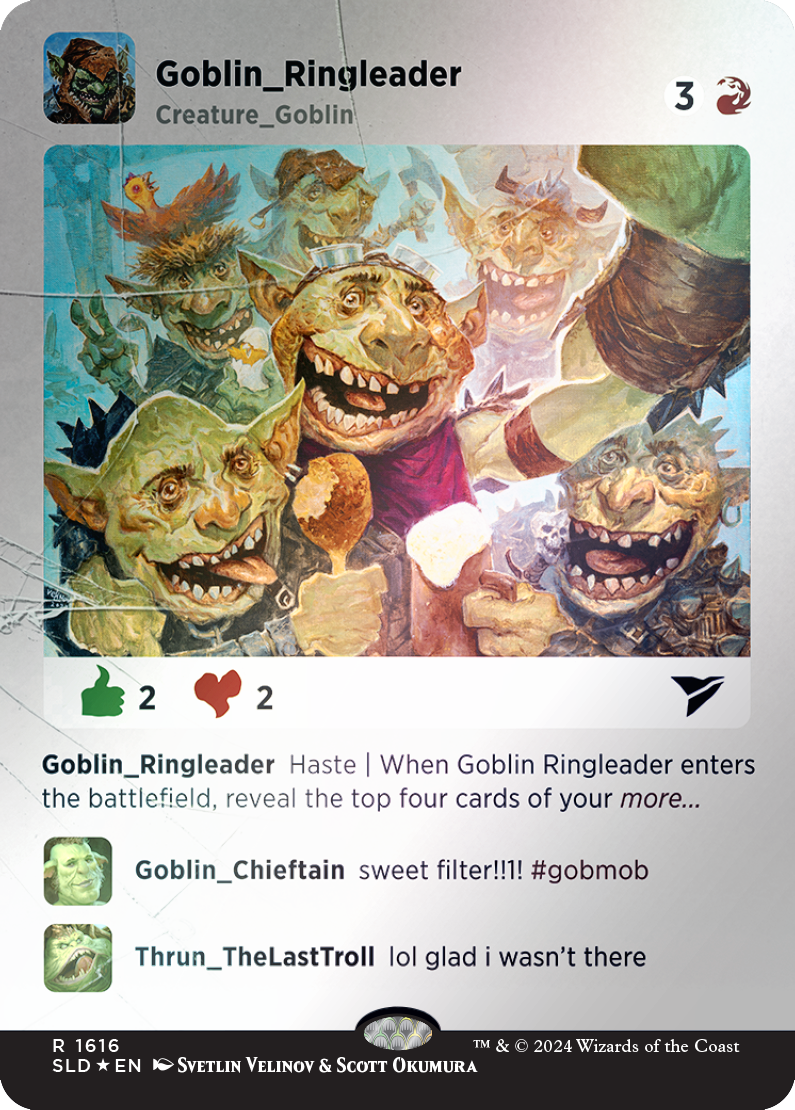 Goblin Ringleader (Rainbow Foil) [Secret Lair Drop Series] - The Mythic Store | 24h Order Processing