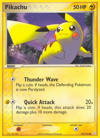 Pikachu (78/110) [EX: Holon Phantoms] - The Mythic Store | 24h Order Processing