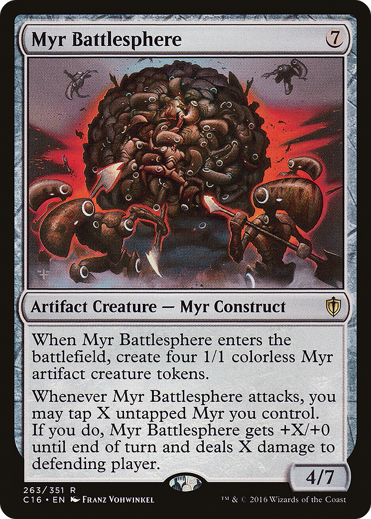 Myr Battlesphere [Commander 2016] - The Mythic Store | 24h Order Processing