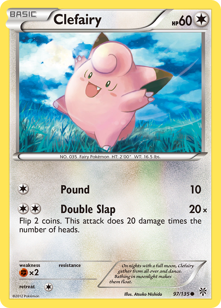 Clefairy (97/135) [Black & White: Plasma Storm] - The Mythic Store | 24h Order Processing