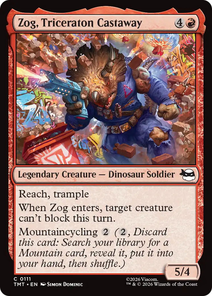 Zog, Triceraton Castaway [Teenage Mutant Ninja Turtles] - The Mythic Store | 24h Order Processing