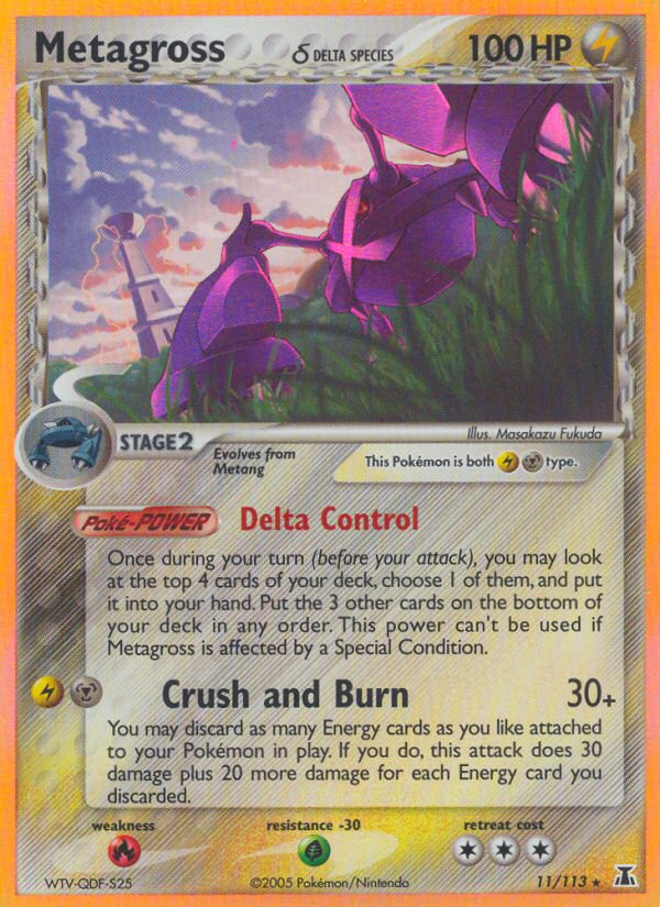 Metagross (11/113) (Delta Species) [EX: Delta Species] - The Mythic Store | 24h Order Processing
