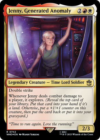 Jenny, Generated Anomaly (Surge Foil) [Doctor Who] - The Mythic Store | 24h Order Processing