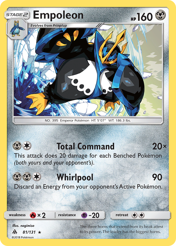 Empoleon (81/131) [Sun & Moon: Forbidden Light] - The Mythic Store | 24h Order Processing