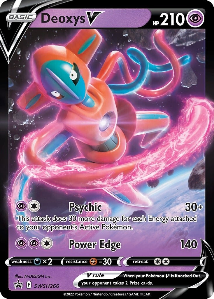 Deoxys V (SWSH266) [Sword & Shield: Black Star Promos] - The Mythic Store | 24h Order Processing