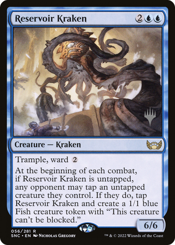 Reservoir Kraken (Promo Pack) [Streets of New Capenna Promos] - The Mythic Store | 24h Order Processing
