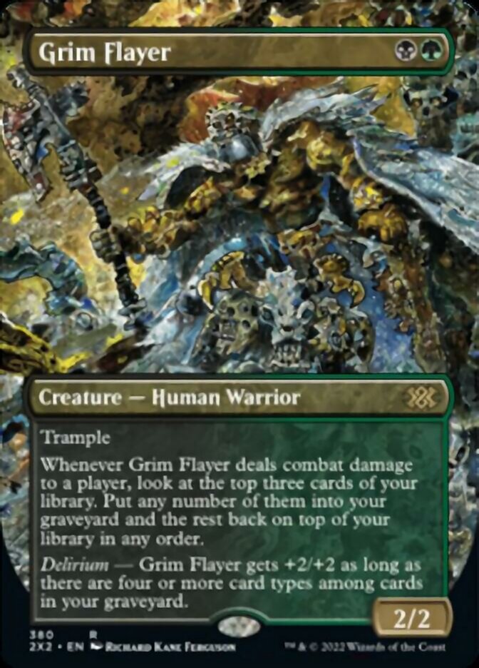Grim Flayer (Borderless Alternate Art) [Double Masters 2022] - The Mythic Store | 24h Order Processing