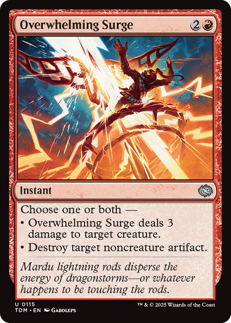 Overwhelming Surge [Tarkir: Dragonstorm] - The Mythic Store | 24h Order Processing