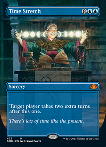 Time Stretch (Borderless Alternate Art) [Dominaria Remastered] - The Mythic Store | 24h Order Processing