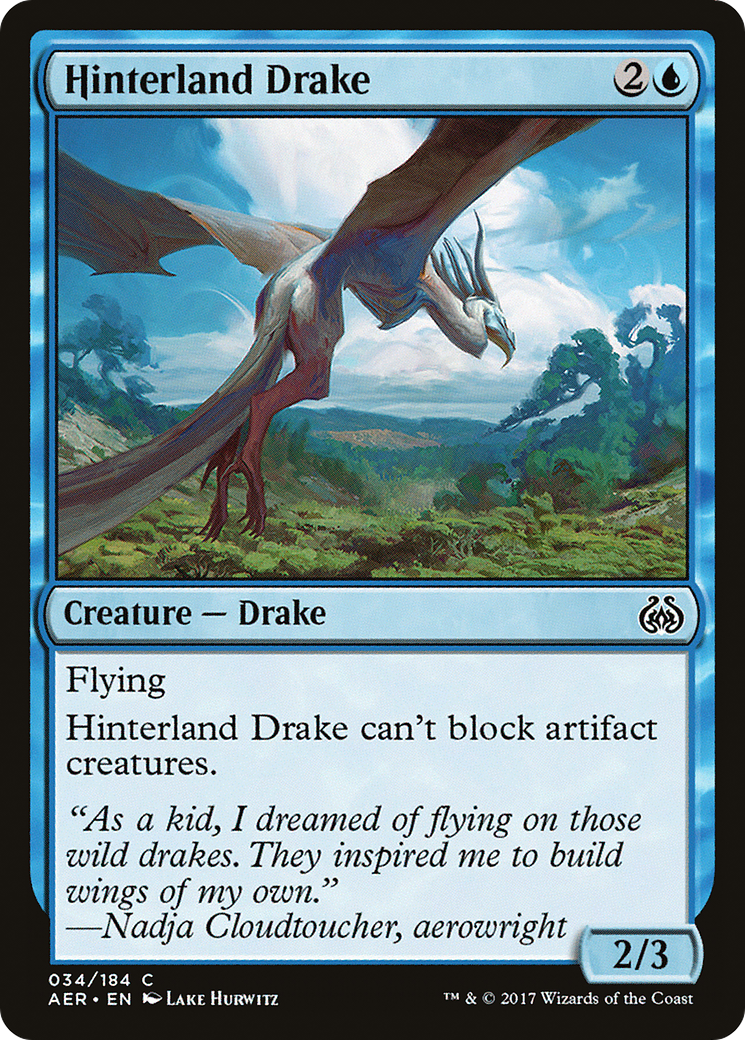 Hinterland Drake [Aether Revolt] - The Mythic Store | 24h Order Processing