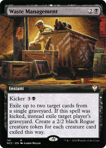 Waste Management (Extended Art) [Streets of New Capenna Commander] - The Mythic Store | 24h Order Processing