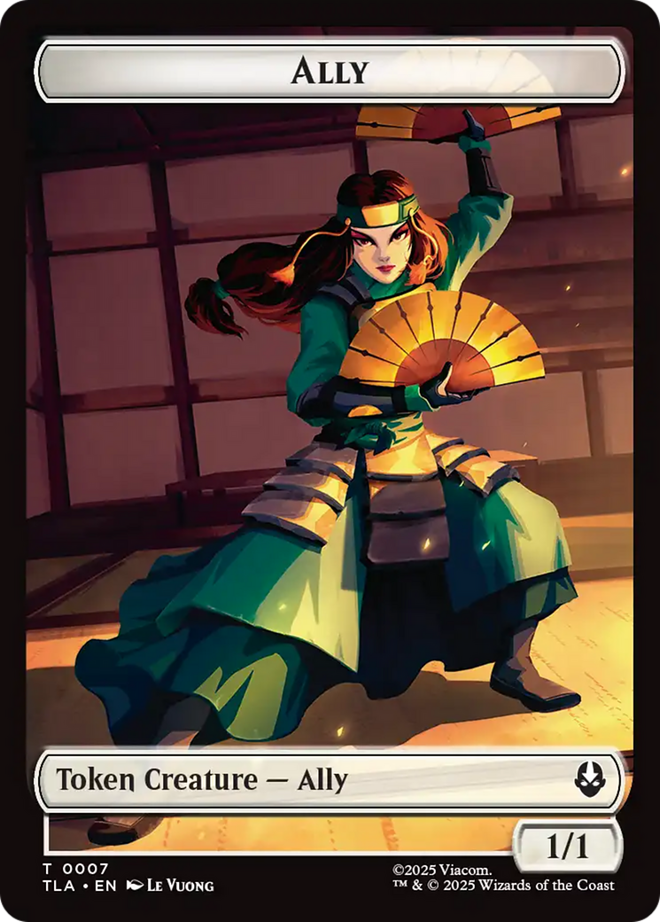 Food (0020) // Ally (0007) Double-Sided Token [Avatar: The Last Airbender Tokens] - The Mythic Store | 24h Order Processing