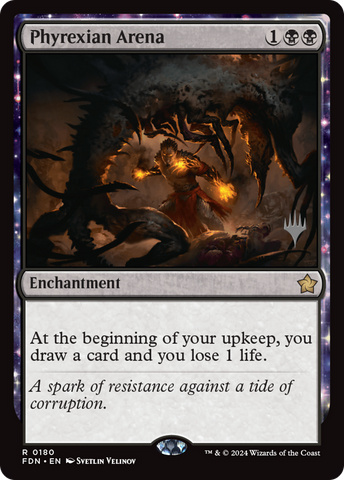 Phyrexian Arena [Foundations Promos] - The Mythic Store | 24h Order Processing