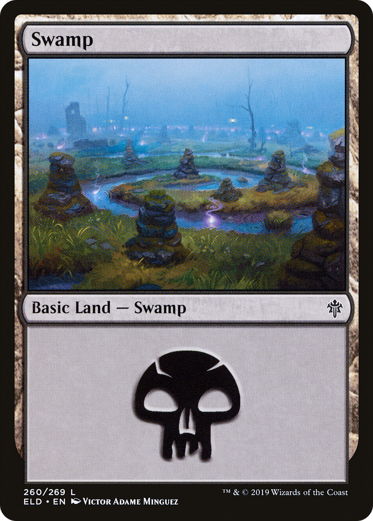 Swamp (260) [Throne of Eldraine] - The Mythic Store | 24h Order Processing